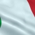 Italy Waving Flag Close-Up
