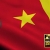 Cameroon Waving Flag Close-Up