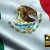 Mexico Waving Flag Close-Up