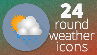 Weather Icons Round