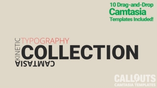 Kinetic Typography Camtasia Template Collection