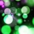 Green White and Purple Floating Bokeh Pattern Abstract Video Background 1502