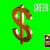 Spinning Dollar Symbol 01 Green Screen Video 0257