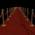 Red Carpet Animation Black Background Loopable