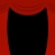 Red Curtain Opening Closing Cartoon Style Loopable Black