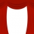 Red Curtain Opening Closing Cartoon Style Loopable White