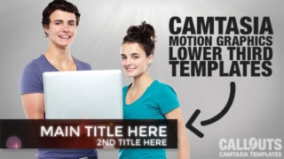 Camtasia Motion Graphic Lower Third Templates