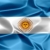 Argentina Silky Flag Graphic Background