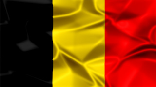 Belgium Silky Flag Graphic Background