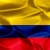 Colombia Silky Flag Graphic Background