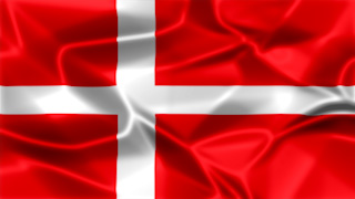 Denmark Silky Flag Graphic Background