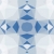 Ice Blue Poly Flower Kaleidoscope Loopable Video Background