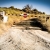 Road Stop Sign at Construction Site Sand Road