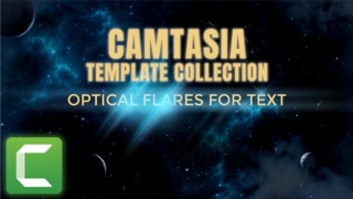 Camtasia Template Collection: Text Lens Flares
