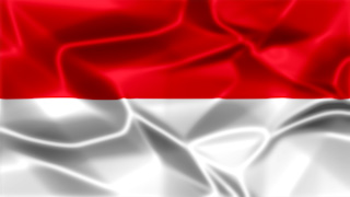 Indonesia Silky Flag Graphic Background