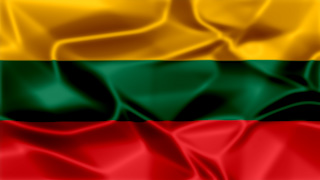 Lithuania Silky Flag Graphic Background