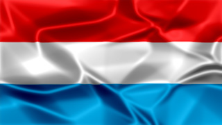 Luxembourg Silky Flag Graphic Background