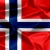 Norway Silky Flag Graphic Background