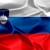Slovenia Silky Flag Graphic Background