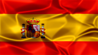 Spain Silky Flag Graphic Background