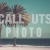 Palm Trees on Beach Vintage Styled Text Space