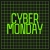 Cyber Monday Futuristic Text Sale Graphics