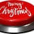 3D Render of big juicy button: Merry Christmas Red