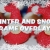 Winter and Snow Frame Overlays