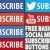 Basic Social Media Subscribe Buttons