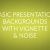 Basic Presentation Backgrounds with Vignette and Noise