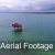 Aerial Footage Orbiting House in Ocean