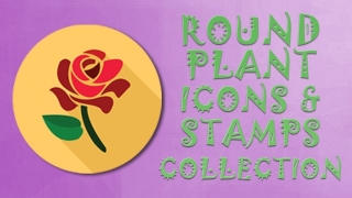 Plants Icon Collection Round