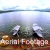 Aerial Footage Lake View and Canoes Zoom Out