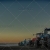 Tractors on Beach at Sunset