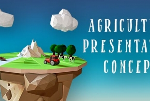 New Agriculture/Farming Concept Backgrounds and 3D Guys Presentation Assets