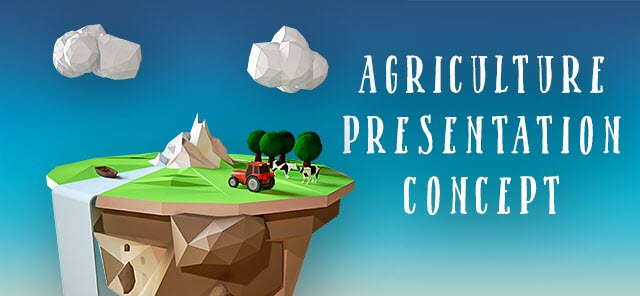 New Agriculture/Farming Concept Backgrounds and 3D Guys Presentation Assets