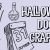 Halloween Scary Doodle Graphics BW