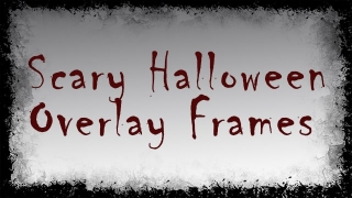 Scary Halloween Overlay Frame Graphics