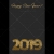 2019 Happy New Year Poster 02 – Vertical 3D Brown, Many Languages
