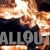 Fireplace Closeup Slowmotion Slow Pan Left Stock Footage