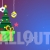 Flat Styled Christmas Video Background 06 Blue Gradient Gifts and Christmas Tree