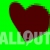 Pixelated Animated Heart Swirling Around on Green-Screen Background Loopable