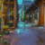 Colorful back street alley in Kyoto, Japan.