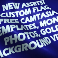 New Custom Flag Project, Free Camtasia Templates, and Money Themed Photos and Videos