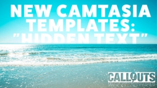 Camtasia Hidden Text Effect Templates
