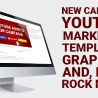 New Camtasia YouTube Marketing Templates, Graphics, and Punk Rock