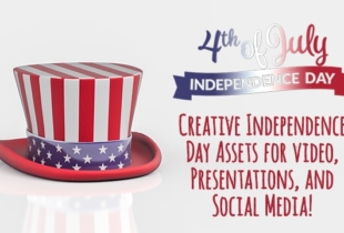 Creative Independence Day Assets for Video, Presentations, and Social Media!