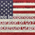 Free Independence Declaration on US Flag Background Graphic