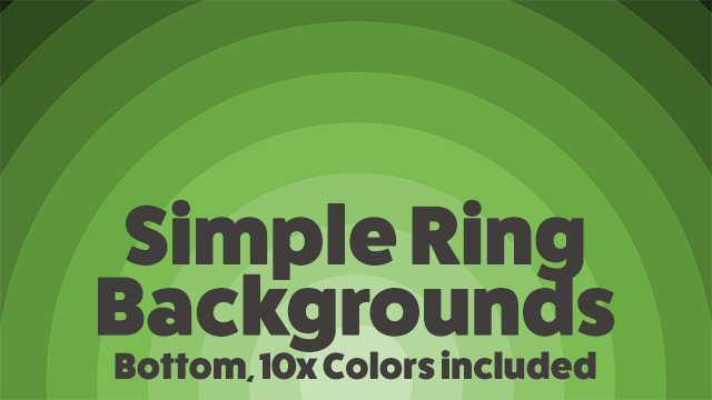 Basic Presentation Backgrounds: Simple Sunset Rings