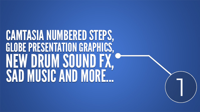 New Camtasia Templates – Numbered Steps, Globes, and More…